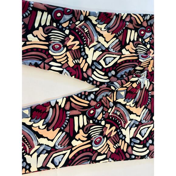 NWT Nina Parker Womens Plus 2X Tribal Printed Tailored Straigh Leg Pants Artsy - Picture 15 of 16